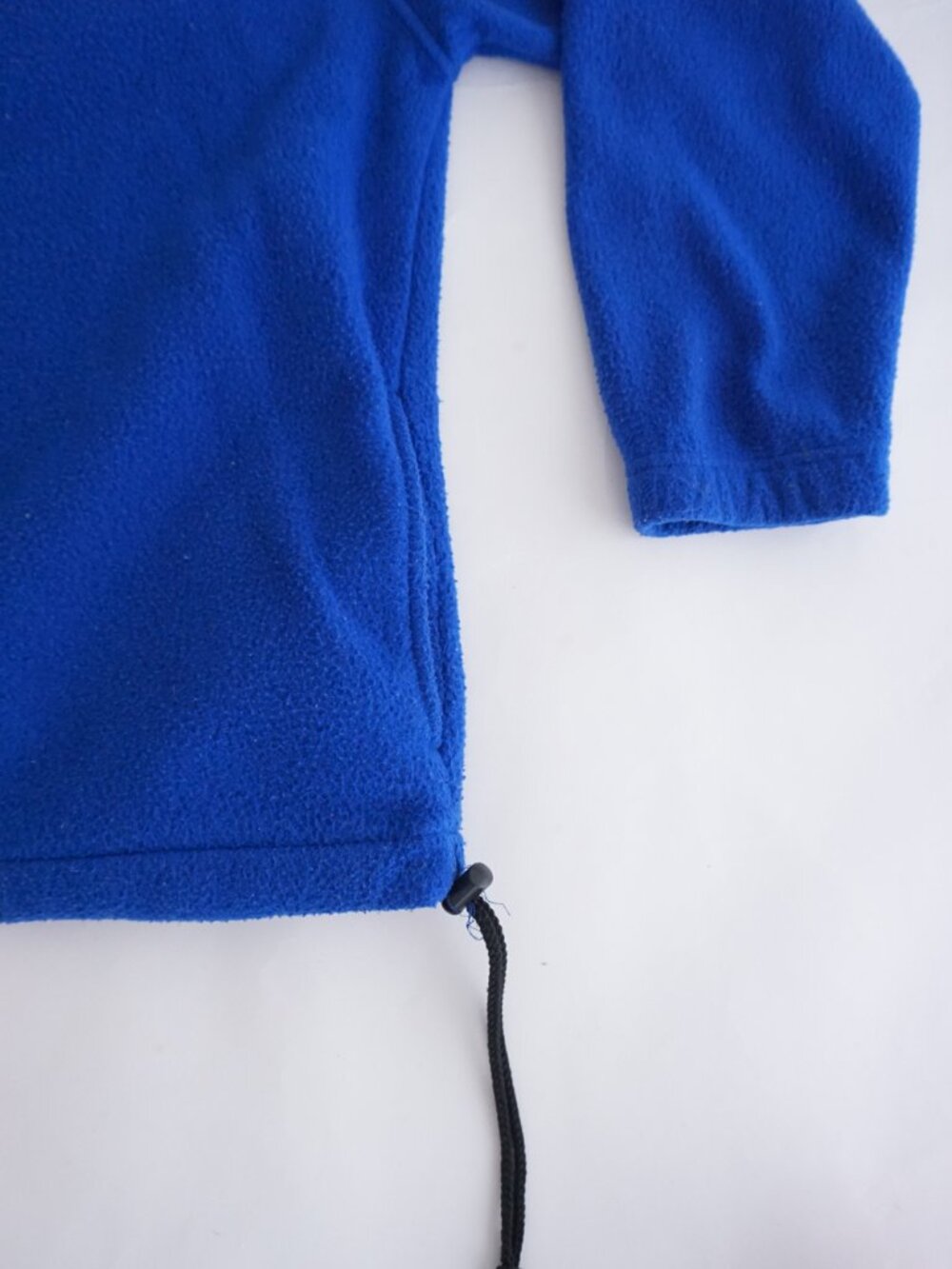 Vintage R&R Sport Blue Quarter Zip Fleece Mock Neck Outdoor Hiking Sweater Large - Picture 5 of 10